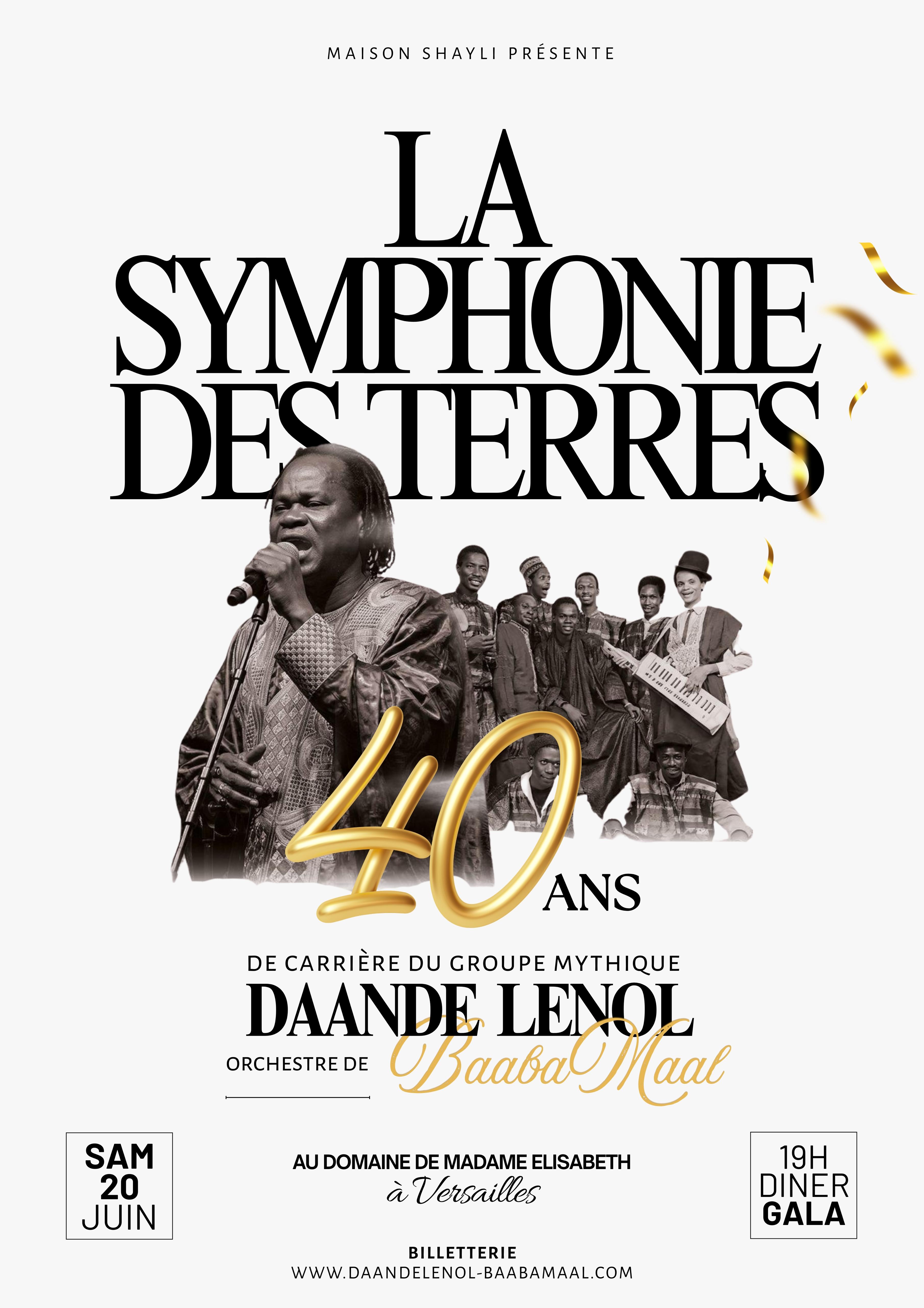 Affiche Officielle de la Symphonie des Terres